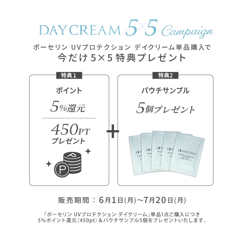 ポーセリン UVプロテクション デイクリーム【5×5特典プレゼント中